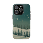 Winter Night Sky iPhone Case - Christmas Holiday Collection
