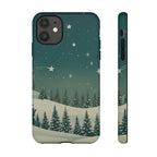 Winter Night Sky iPhone Case - Christmas Holiday Collection