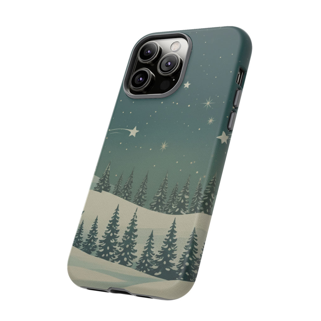 Winter Night Sky iPhone Case - Christmas Holiday Collection