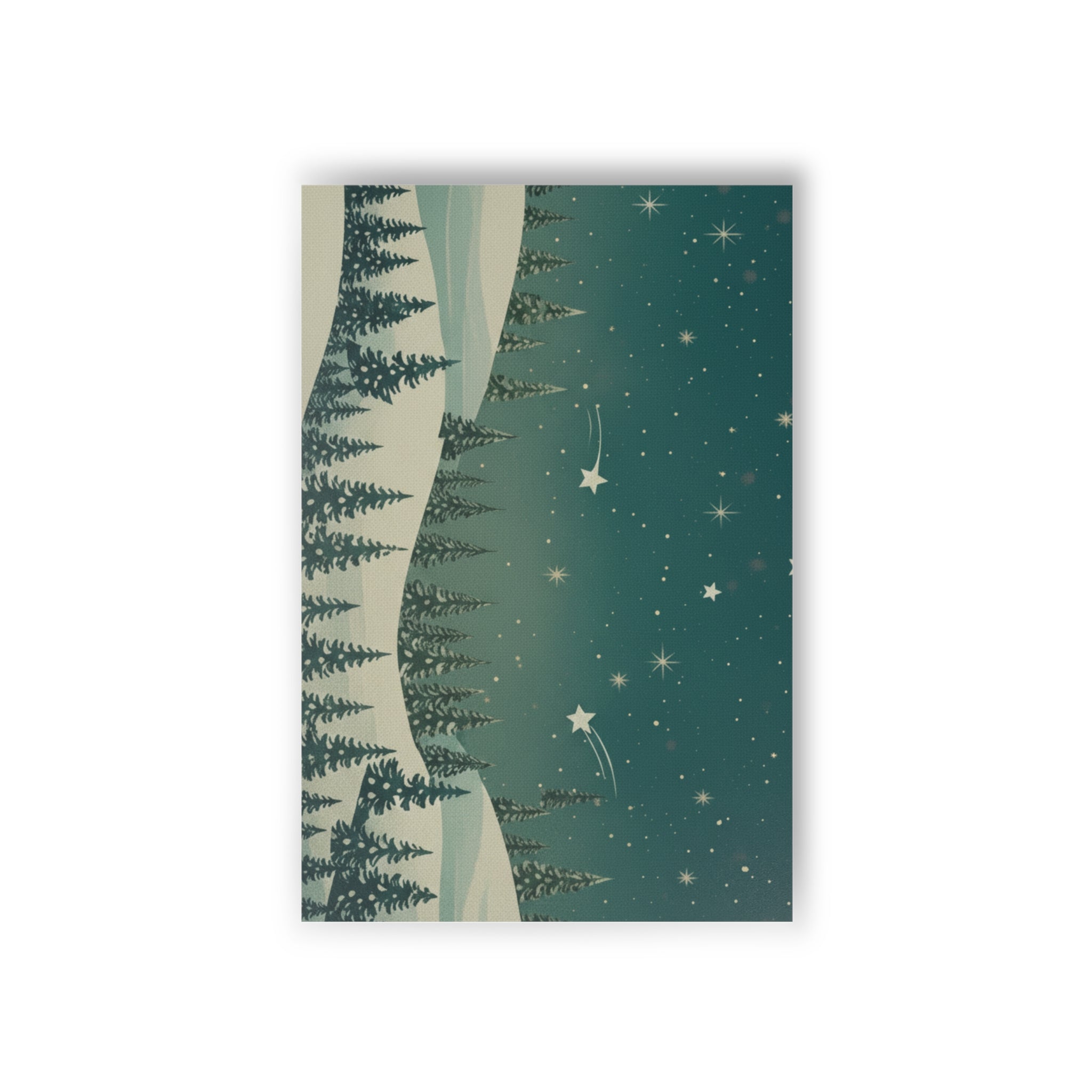 Winter Night Sky Postcards (10-Pack) - Christmas Holiday Collection