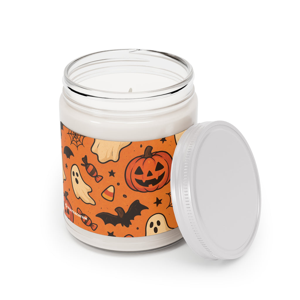 Scented Soy Candle with White Lid - Holiday Collection (Halloween)