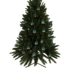 Snowy Pine Forest Aluminum Ornament - Christmas Holiday Collection