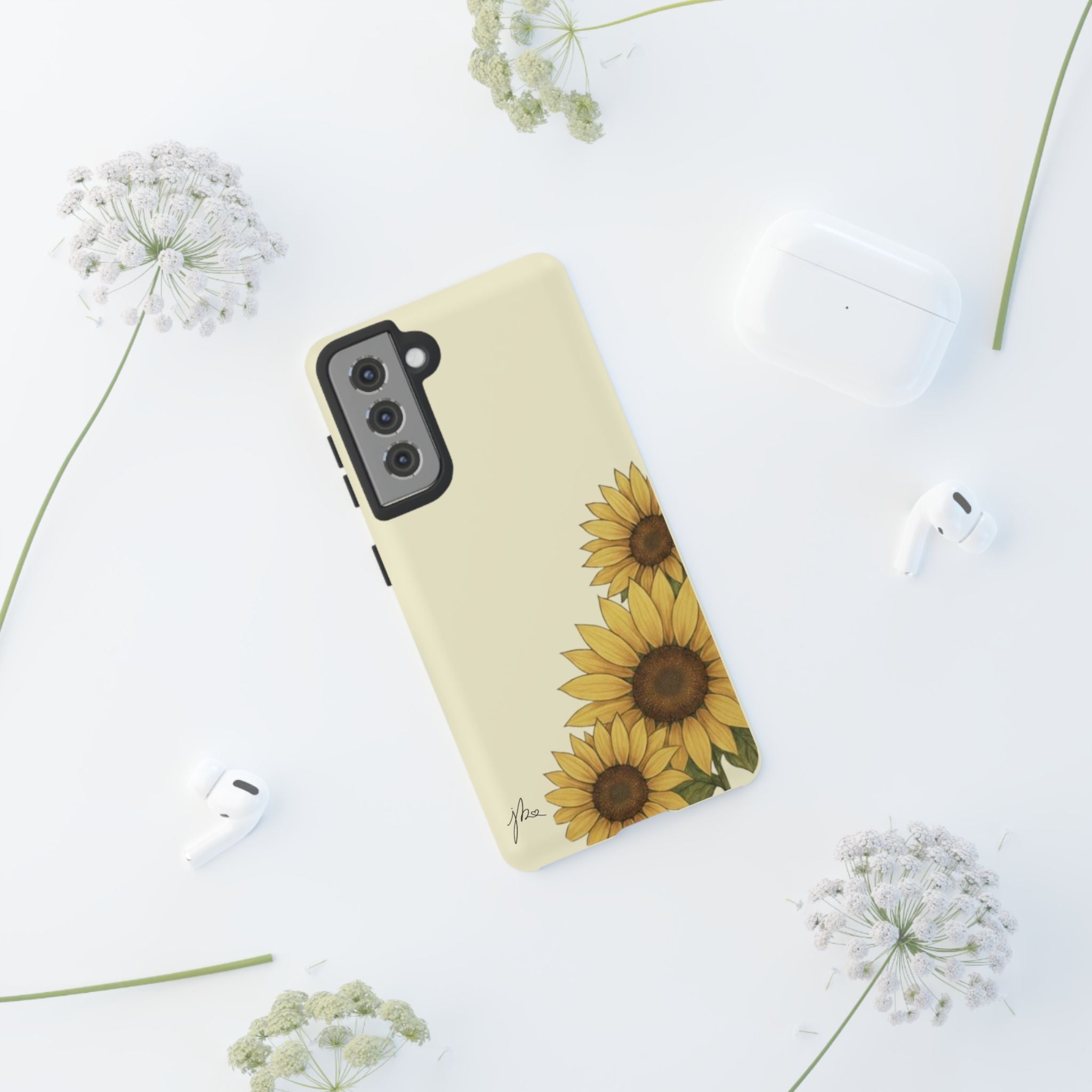 Samsung Galaxy/Google Pixel Tough Case - Sunflower Signature Collection by Juli