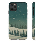 Winter Night Sky iPhone Case - Christmas Holiday Collection