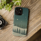 Winter Night Sky iPhone Case - Christmas Holiday Collection