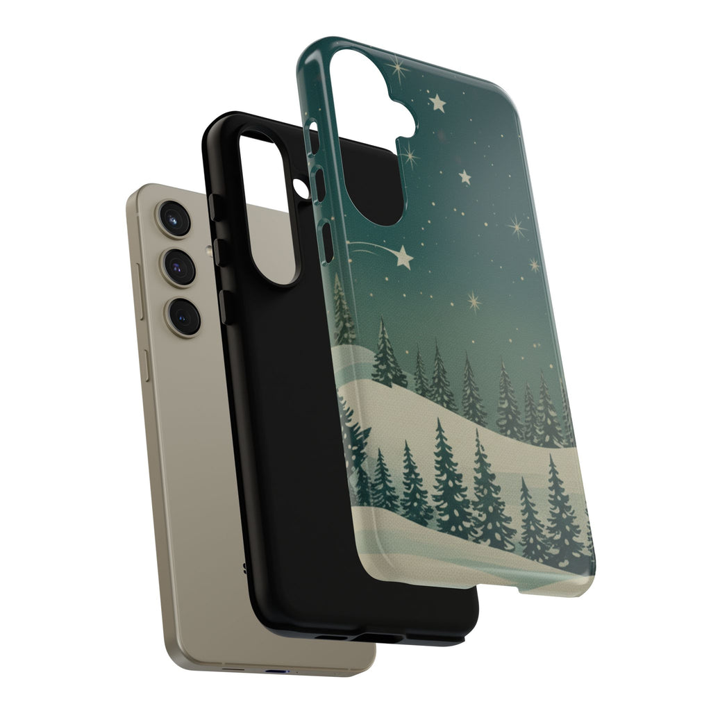 Winter Night Samsung Galaxy/Google Pixel Phone Case - Christmas Holiday Collection