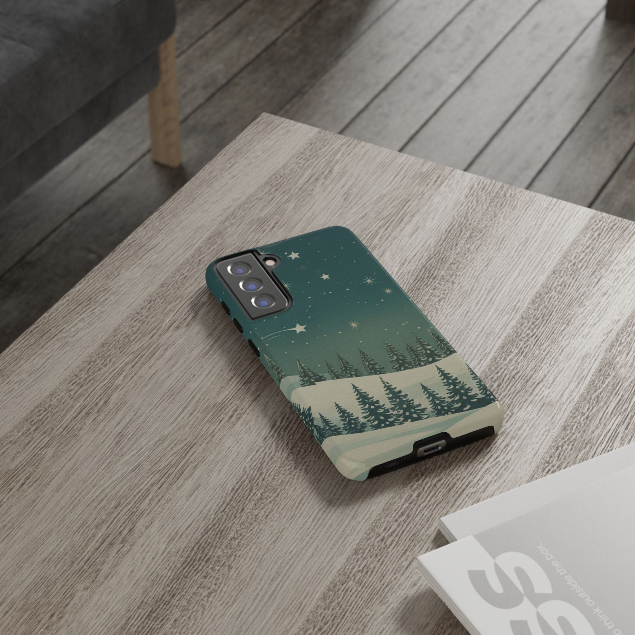 Winter Night Samsung Galaxy/Google Pixel Phone Case - Christmas Holiday Collection
