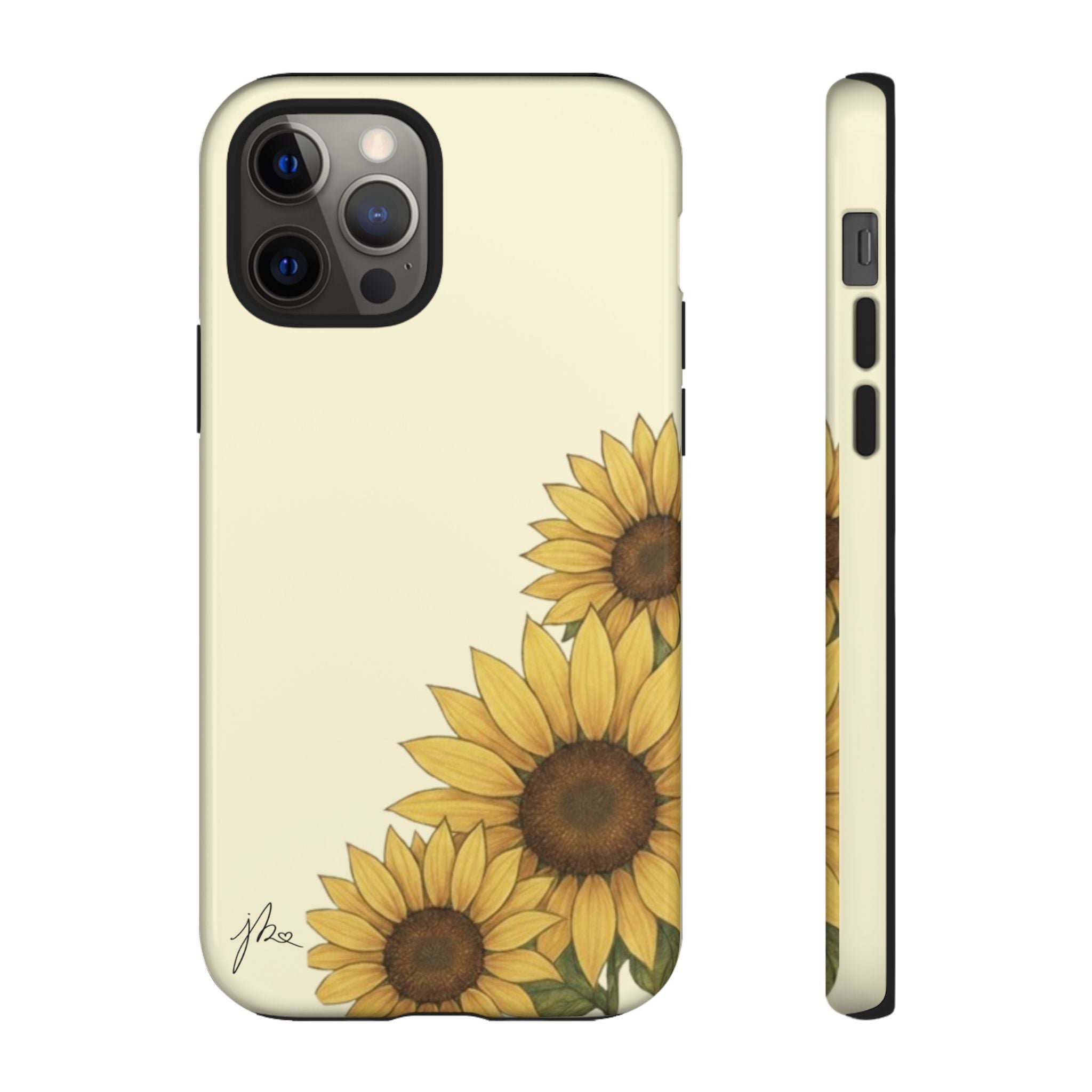 iPhone 8 - 12, 16 - 17 Tough Case - Sunflower Signature Collection by Juli