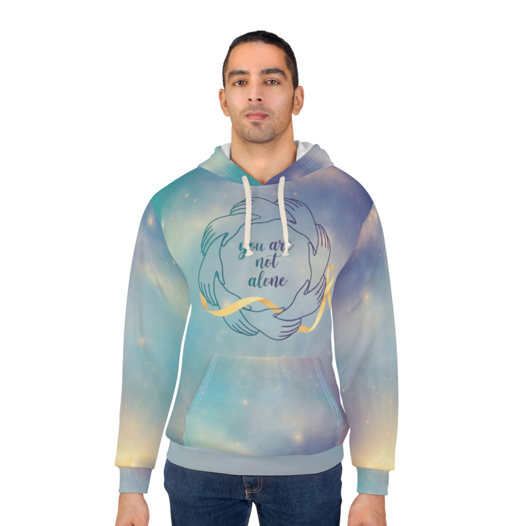 You Are Not Alone Unisex All-Over Print Hoodie