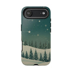 Winter Night Sky iPhone Case - Christmas Holiday Collection