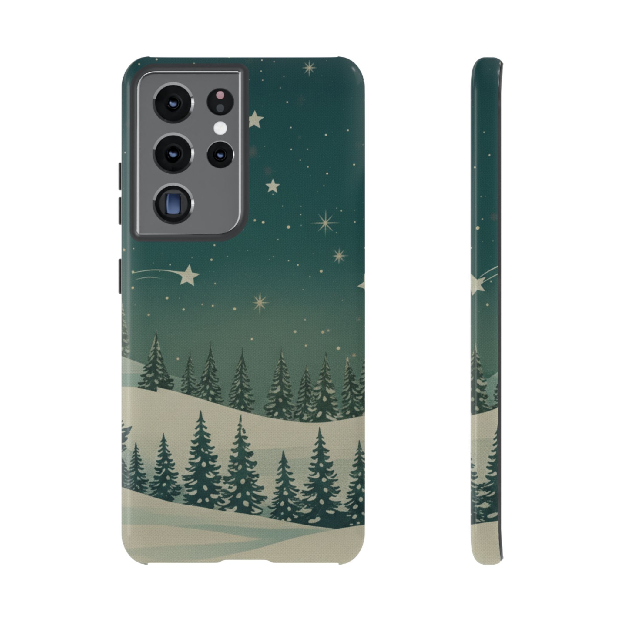 Winter Night Samsung Galaxy/Google Pixel Phone Case - Christmas Holiday Collection