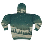 Winter Night Zip Hoodie - Christmas Holiday Collection