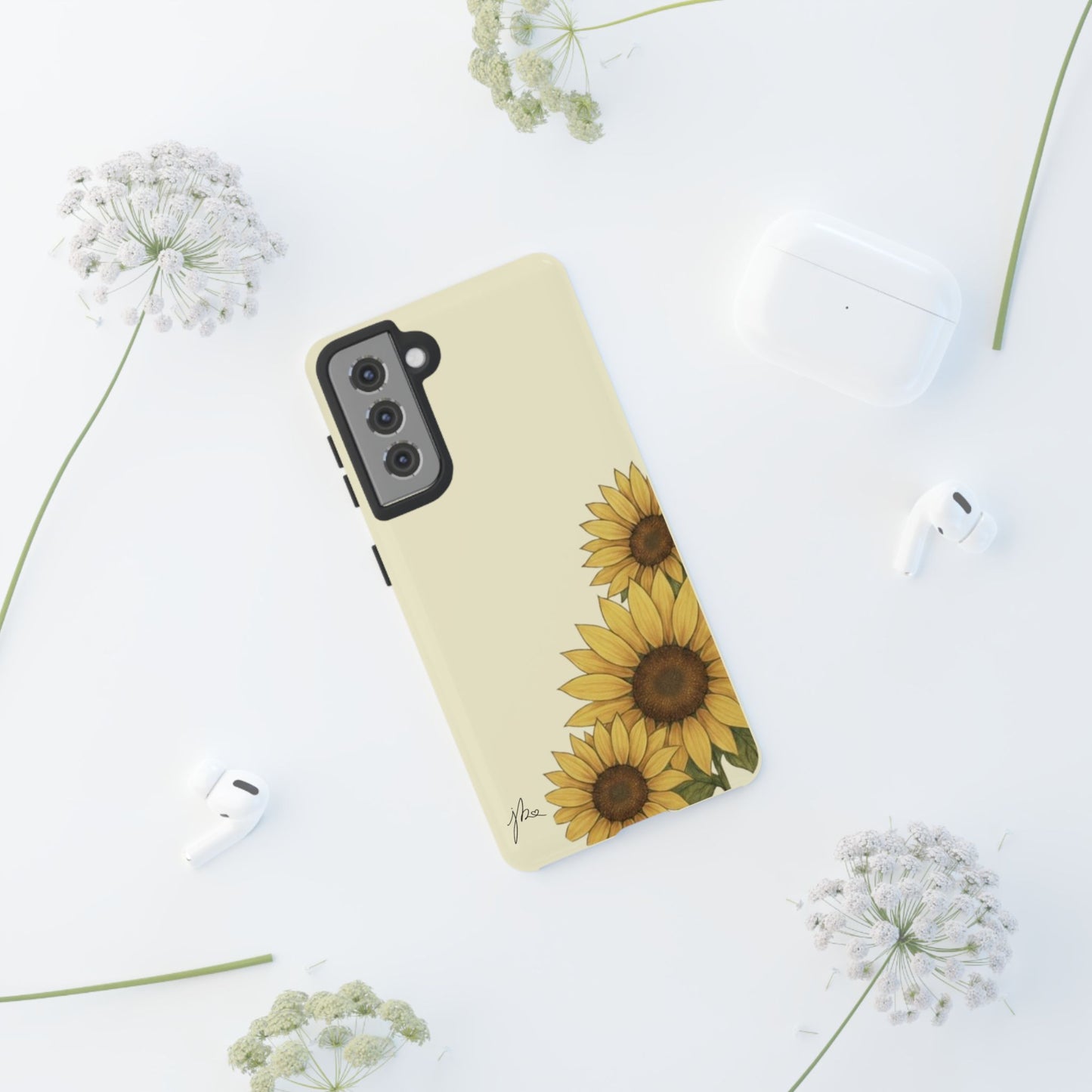 Samsung Galaxy/Google Pixel Tough Case - Sunflower Signature Collection by Juli