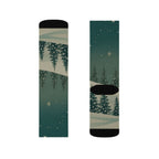 Winter Forest Sublimation Socks - Christmas Holiday Collection