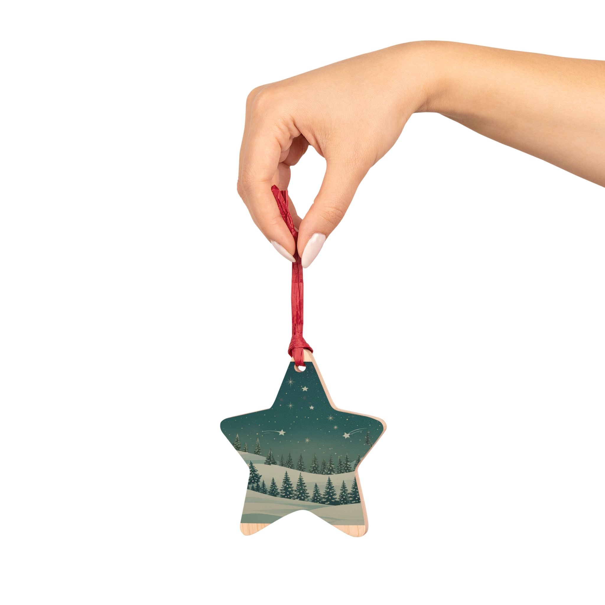Bell Wood Ornament - Christmas Holiday Collection