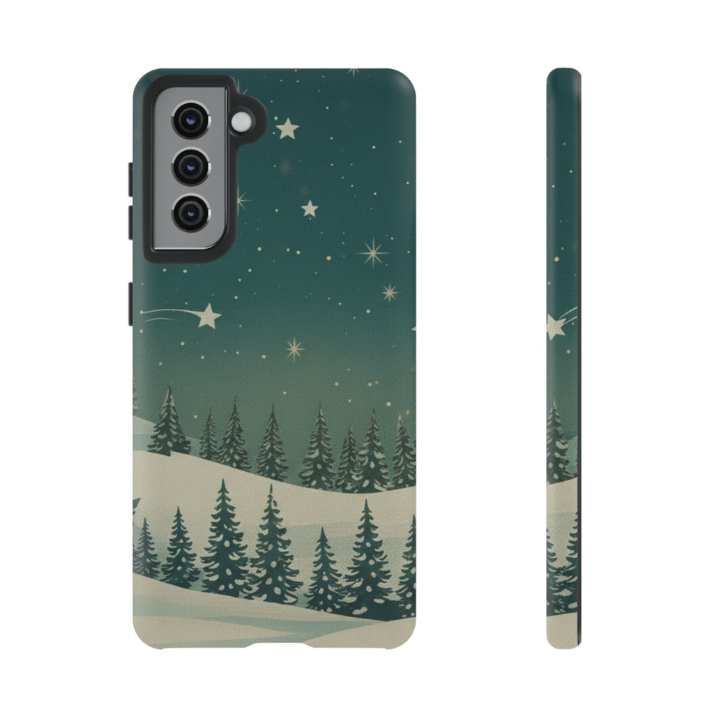 Winter Night Samsung Galaxy/Google Pixel Phone Case - Christmas Holiday Collection