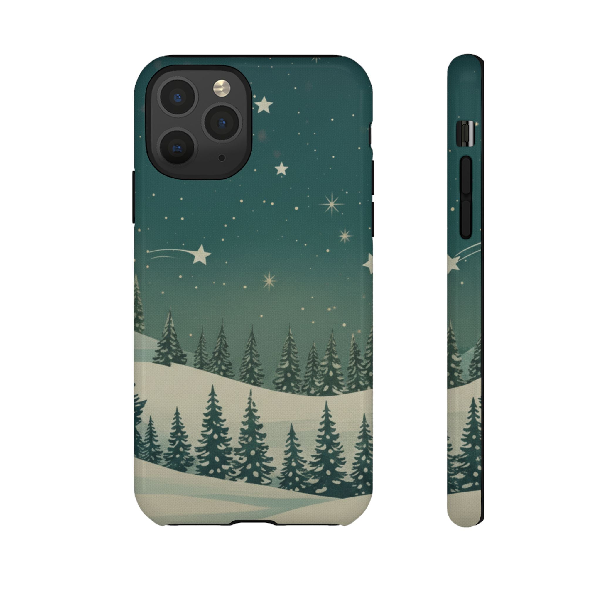 Winter Night Sky iPhone Case - Christmas Holiday Collection