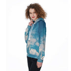 All-Over Print Women's Raglan Pullover Hoodie