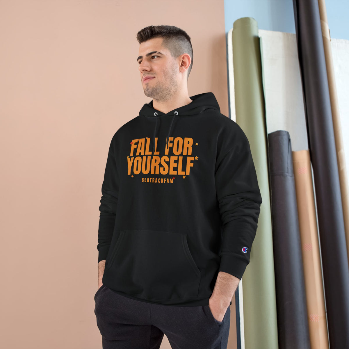Fall For Yourself Champion Pullover Hoodie