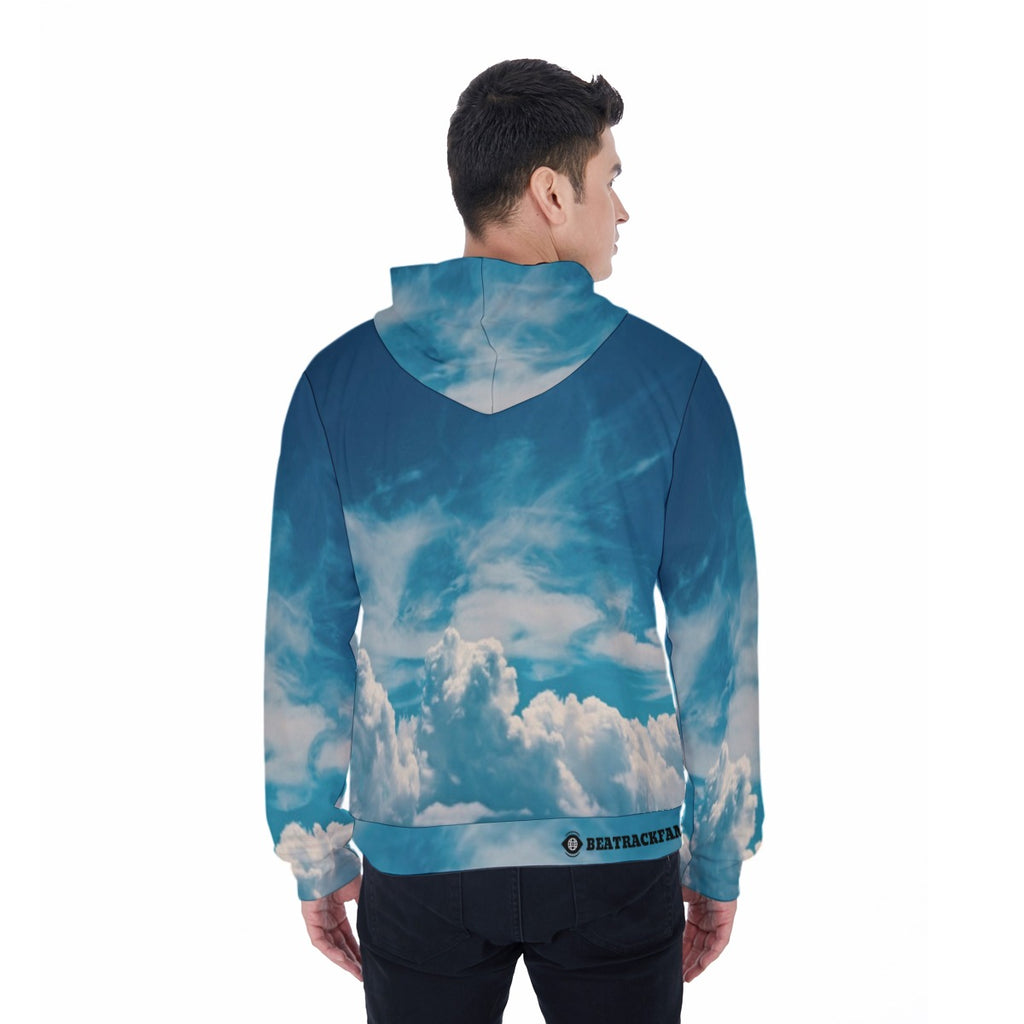 All-Over Print Men's Mirco Fleece Zip Up Hoodie