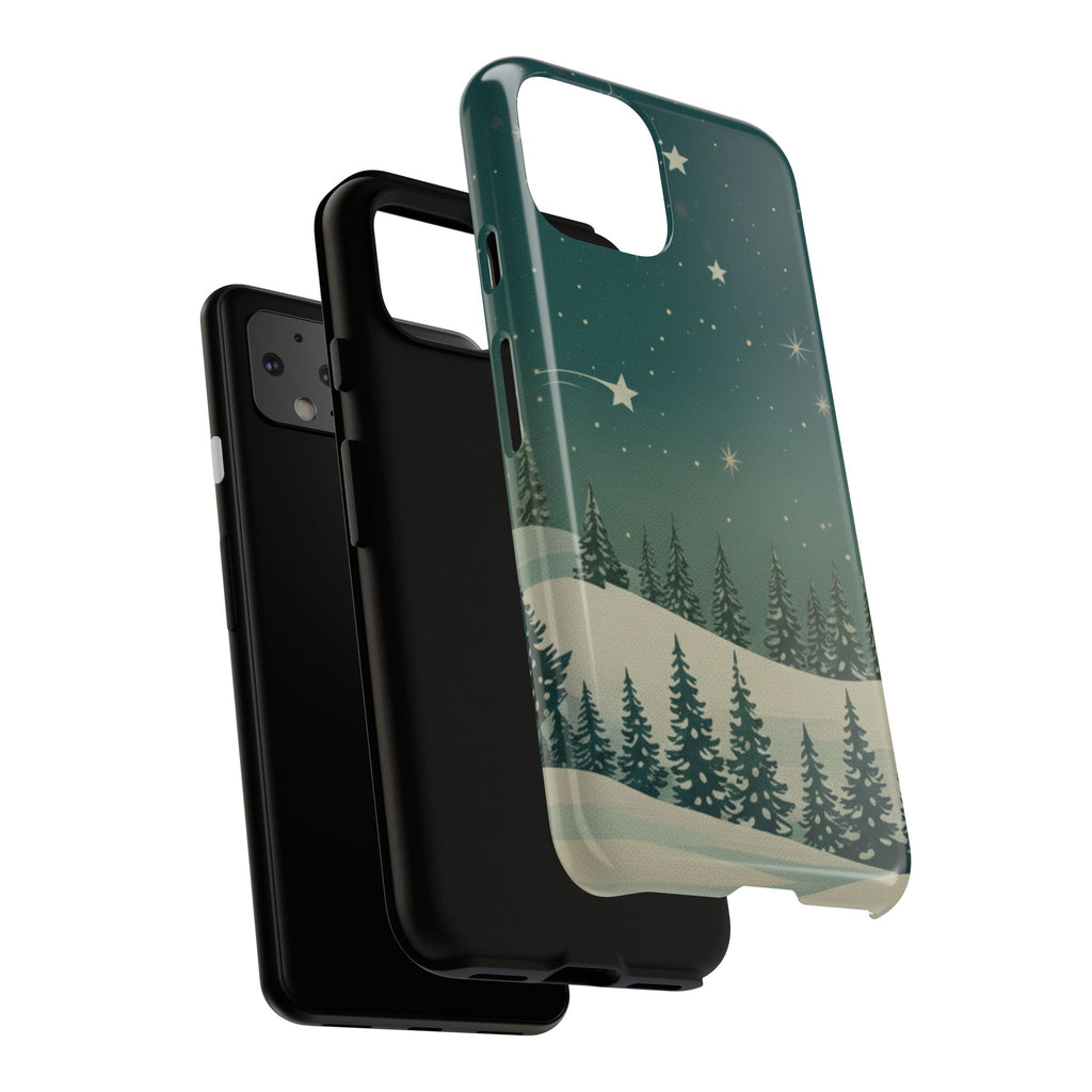 Winter Night Samsung Galaxy/Google Pixel Phone Case - Christmas Holiday Collection
