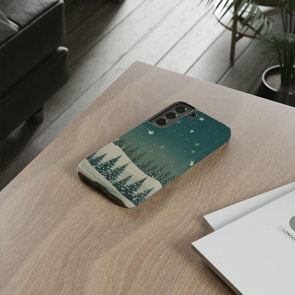 Winter Night Samsung Galaxy/Google Pixel Phone Case - Christmas Holiday Collection