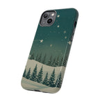 Winter Night Sky iPhone Case - Christmas Holiday Collection
