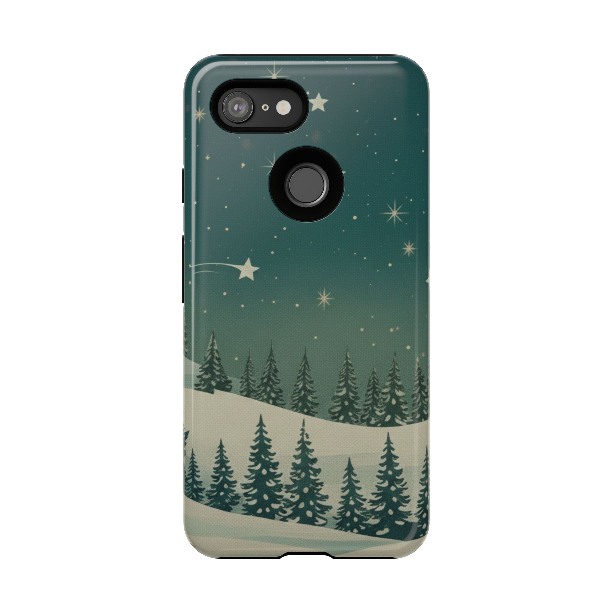 Winter Night Samsung Galaxy/Google Pixel Phone Case - Christmas Holiday Collection