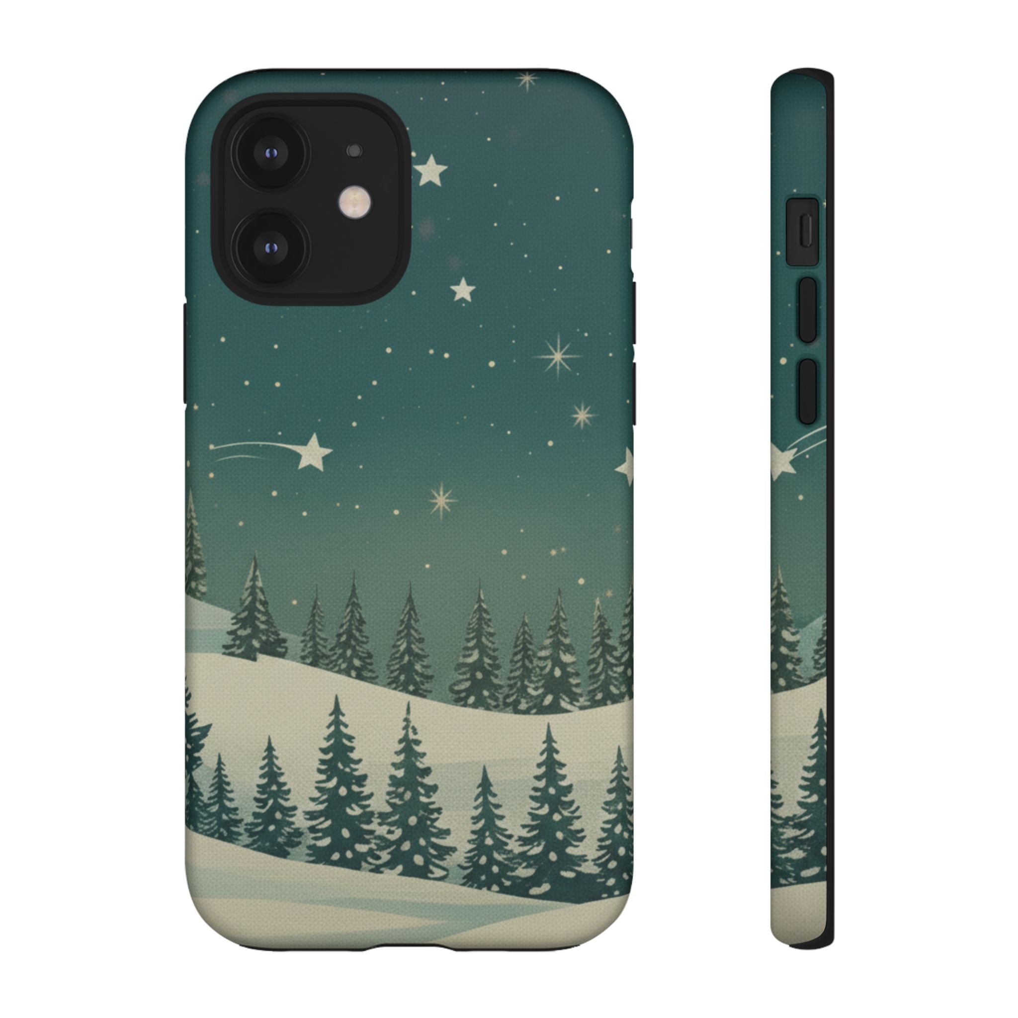Winter Night Sky iPhone Case - Christmas Holiday Collection
