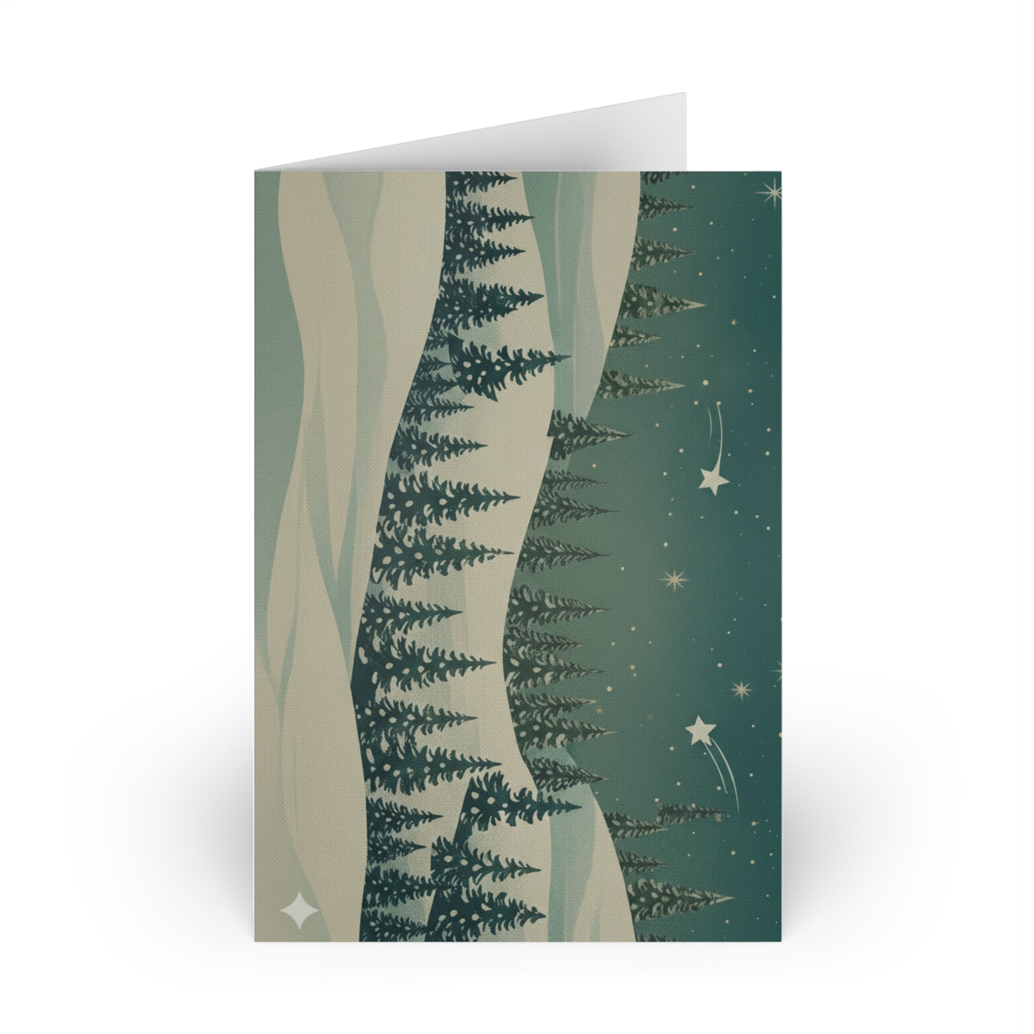 Winter Forest Greeting Cards - Christmas Holiday Collection