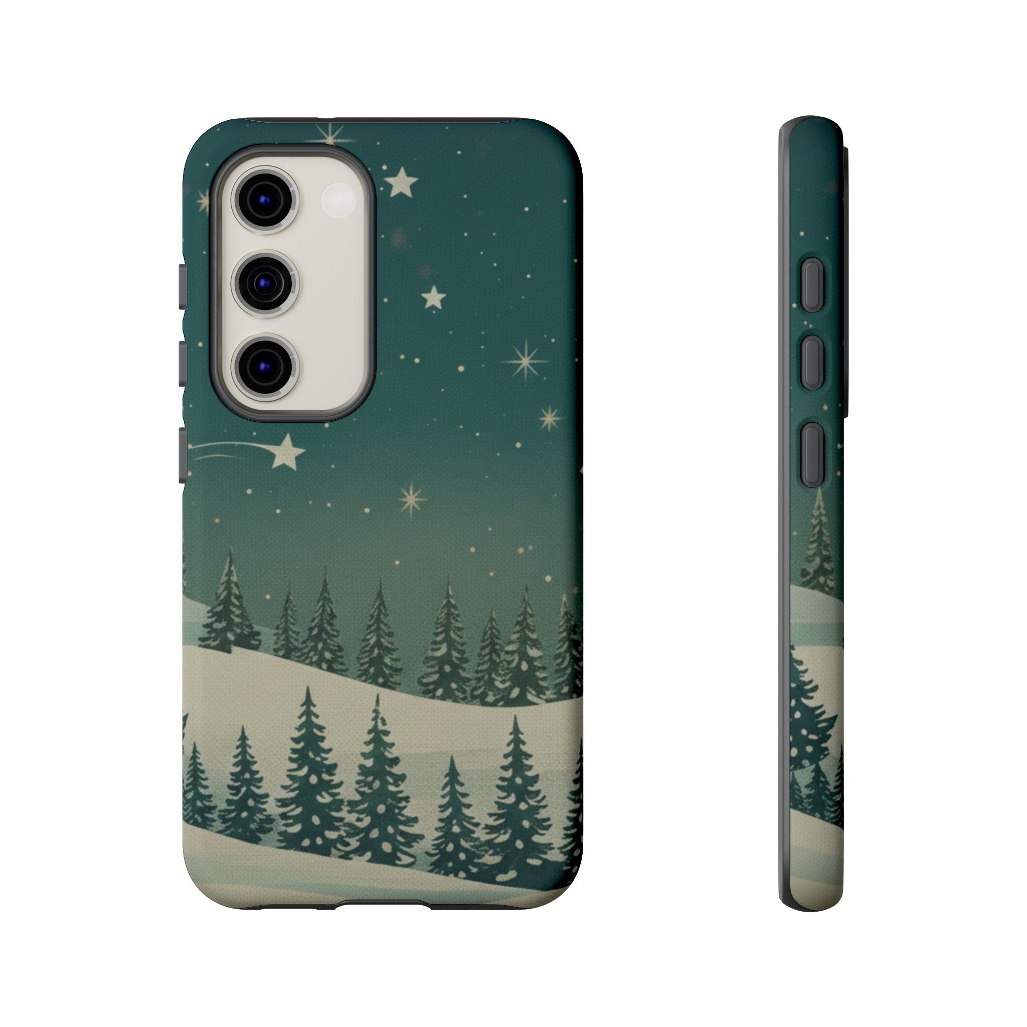 Winter Night Samsung Galaxy/Google Pixel Phone Case - Christmas Holiday Collection