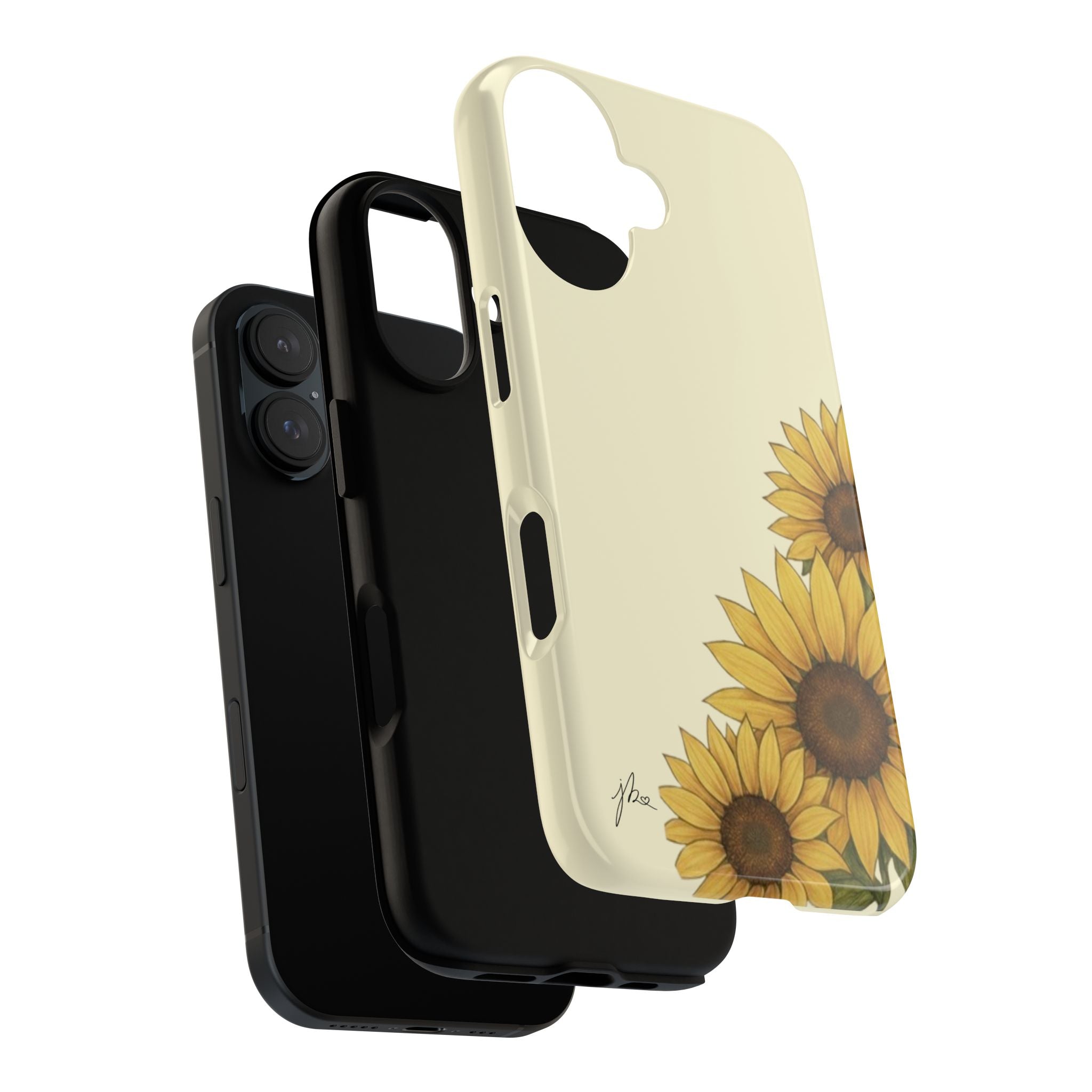 iPhone 8 - 12, 16 - 17 Tough Case - Sunflower Signature Collection by Juli