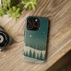 Winter Night Sky iPhone Case - Christmas Holiday Collection