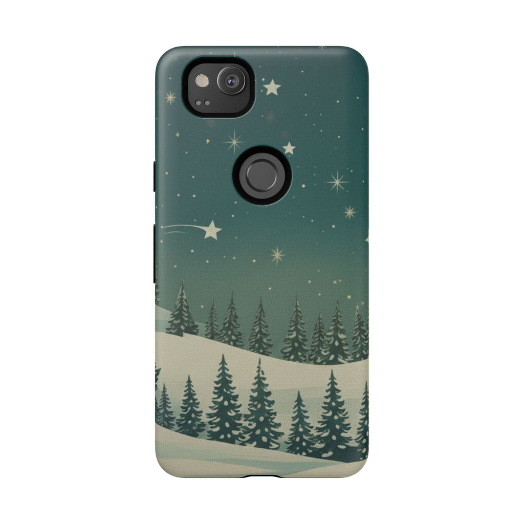 Winter Night Samsung Galaxy/Google Pixel Phone Case - Christmas Holiday Collection