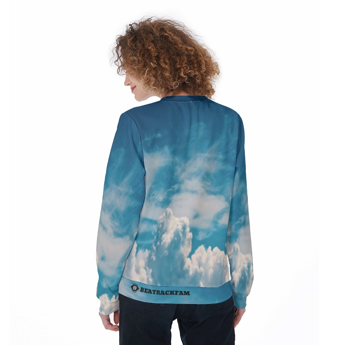 All-Over Print Women's Loose Sweatshirt