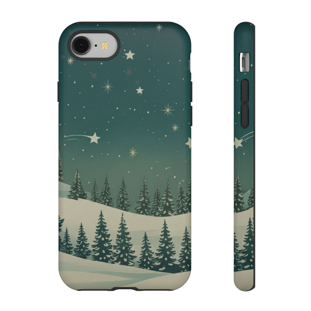 Winter Night Sky iPhone Case - Christmas Holiday Collection