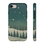 Winter Night Sky iPhone Case - Christmas Holiday Collection