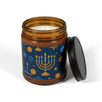 Multi-Size Amber Scented Soy Candle - Holiday Collection (Chanukah)