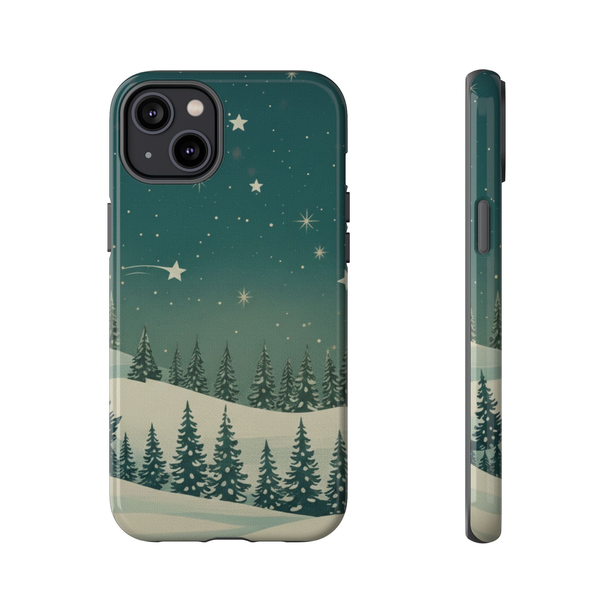 Winter Night Sky iPhone Case - Christmas Holiday Collection
