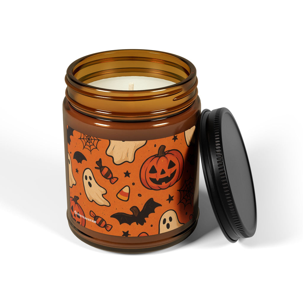 Multi-Size Amber Scented Soy Candle - Holiday Collection (Halloween)