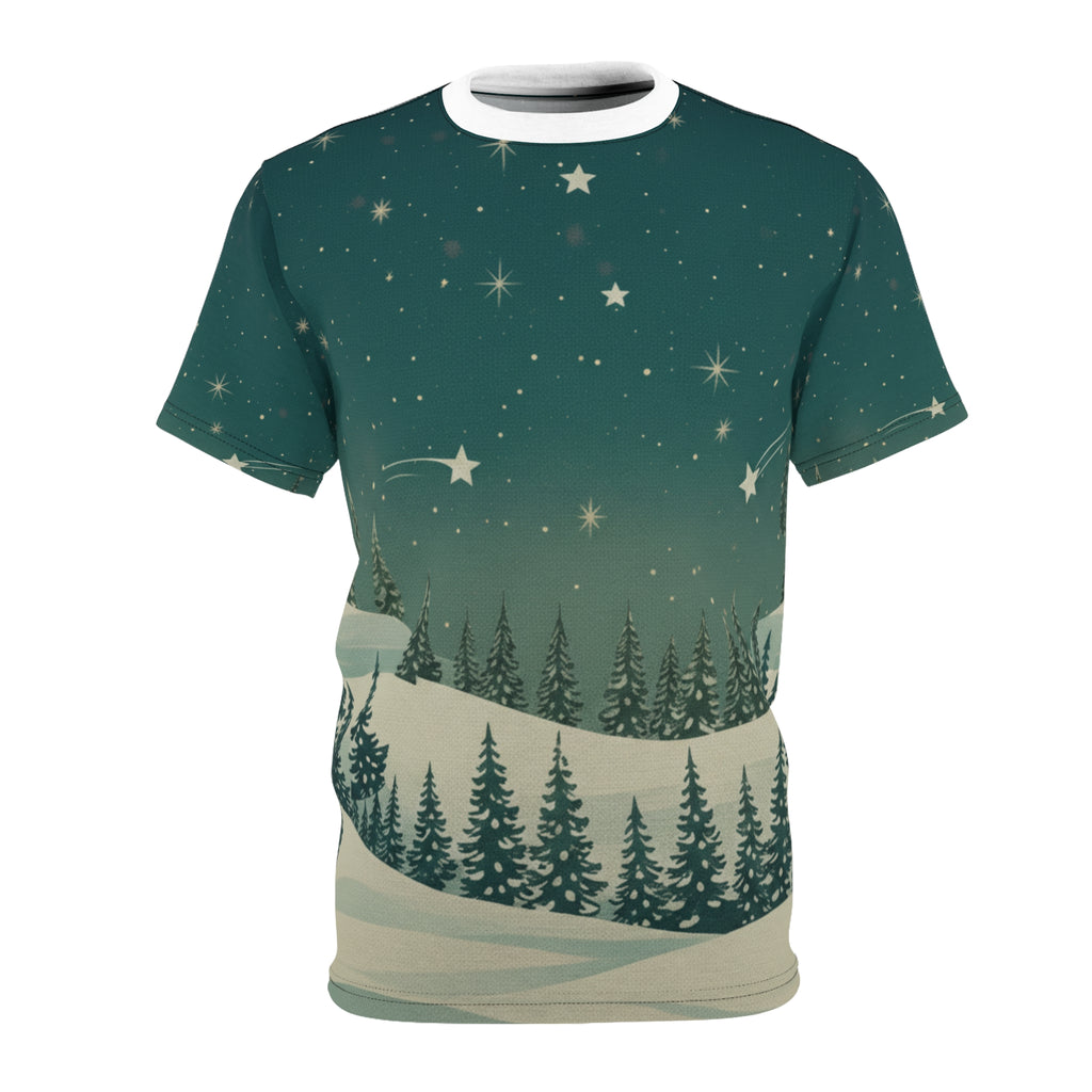 Winter Night Forest Tee - Christmas Holiday Collection