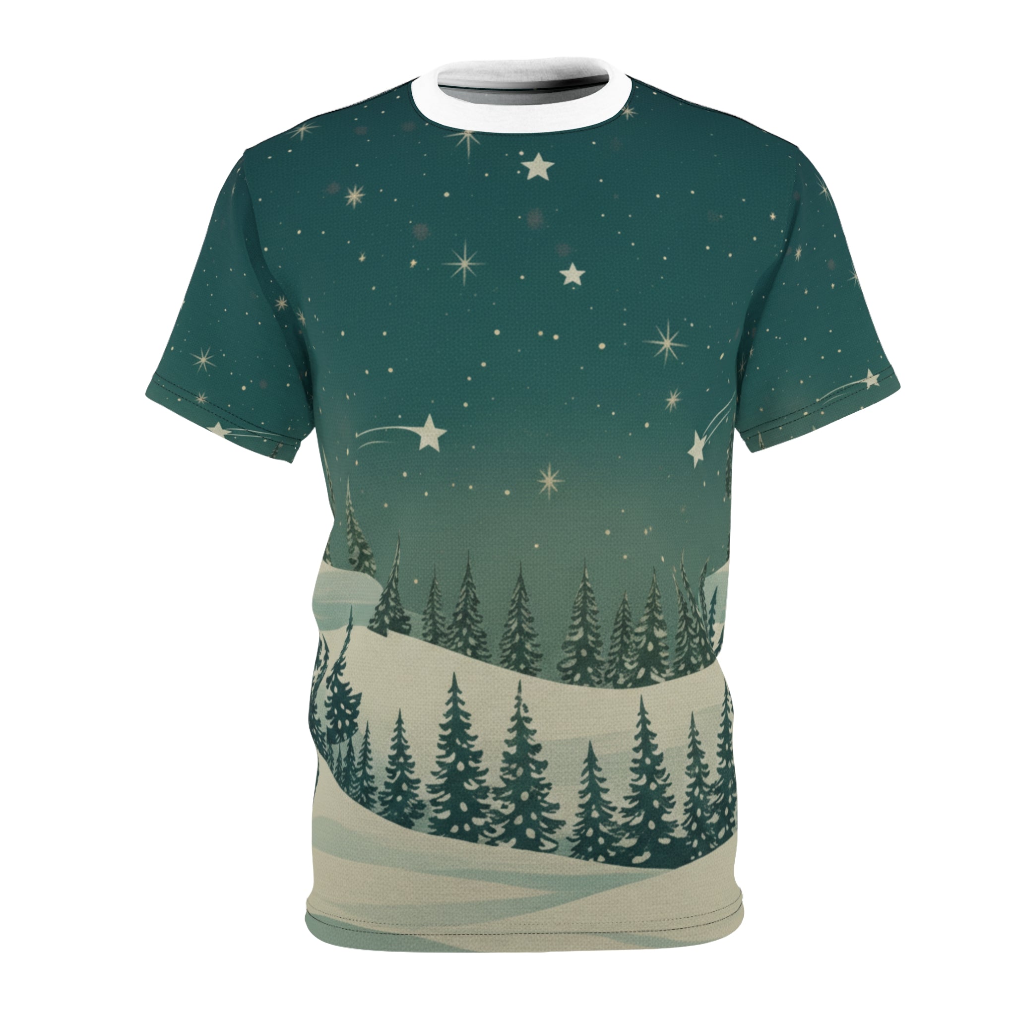 Winter Night Forest Tee - Christmas Holiday Collection