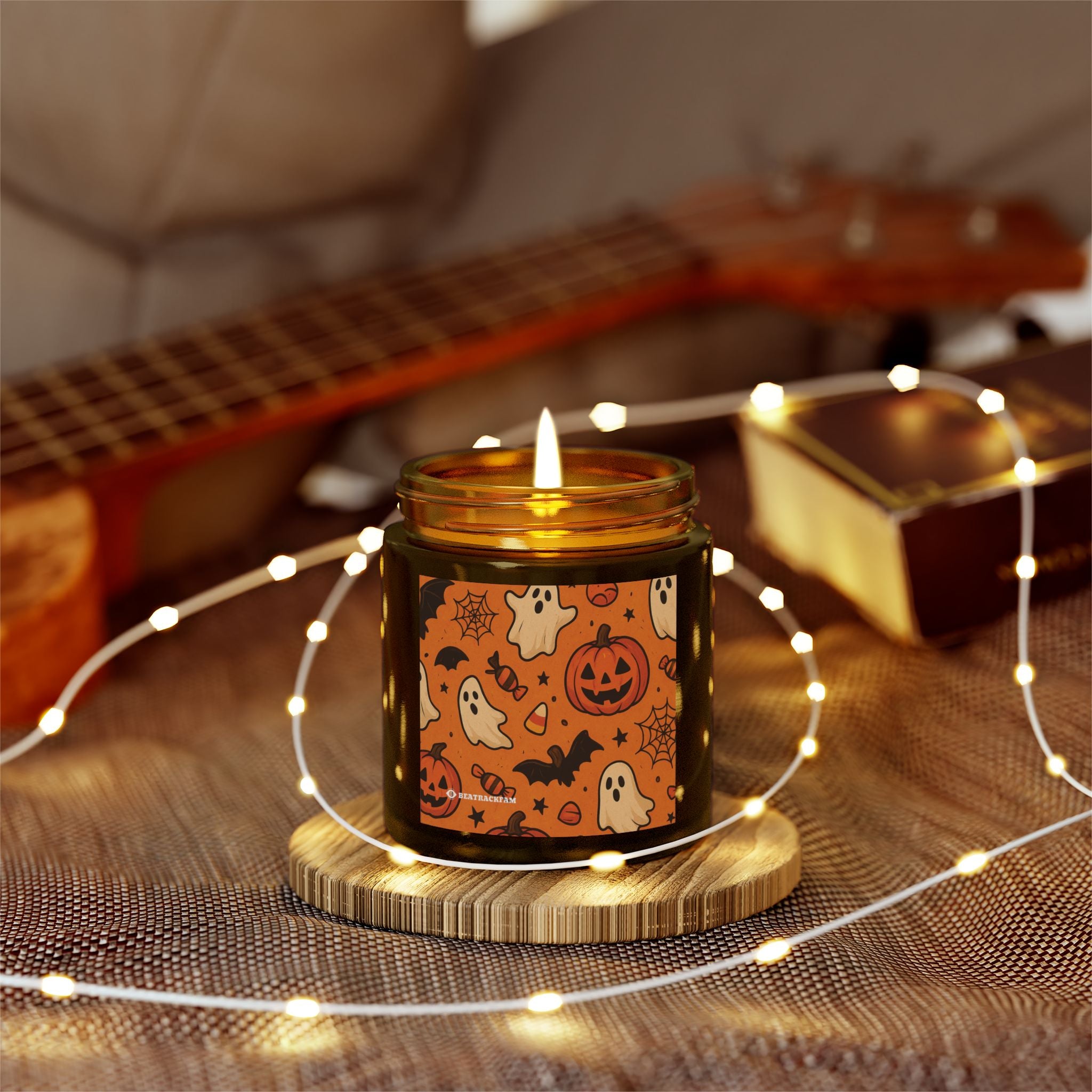 Coconut Apricot Wax Scented Candles - Holiday Collection (Halloween)