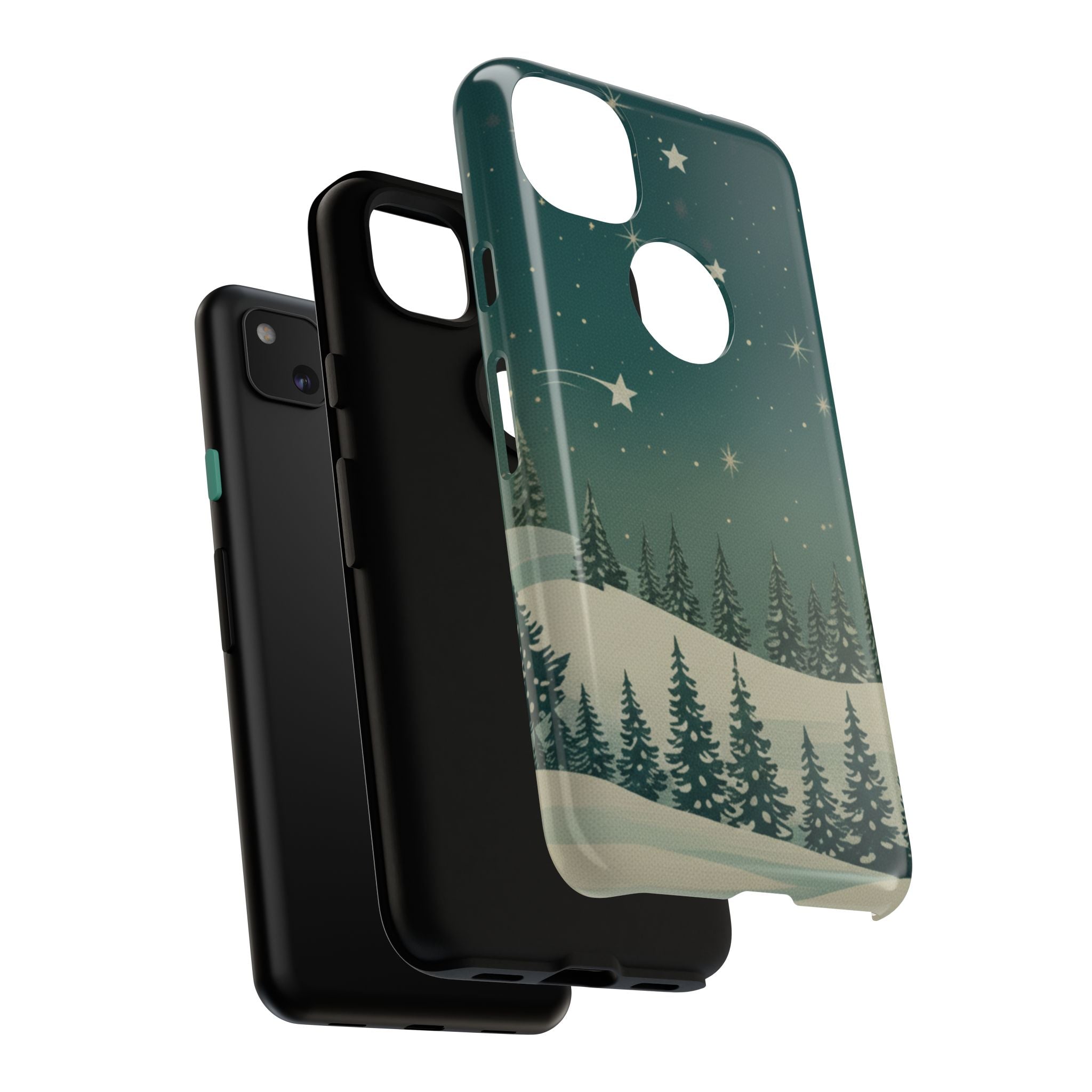 Winter Night Samsung Galaxy/Google Pixel Phone Case - Christmas Holiday Collection
