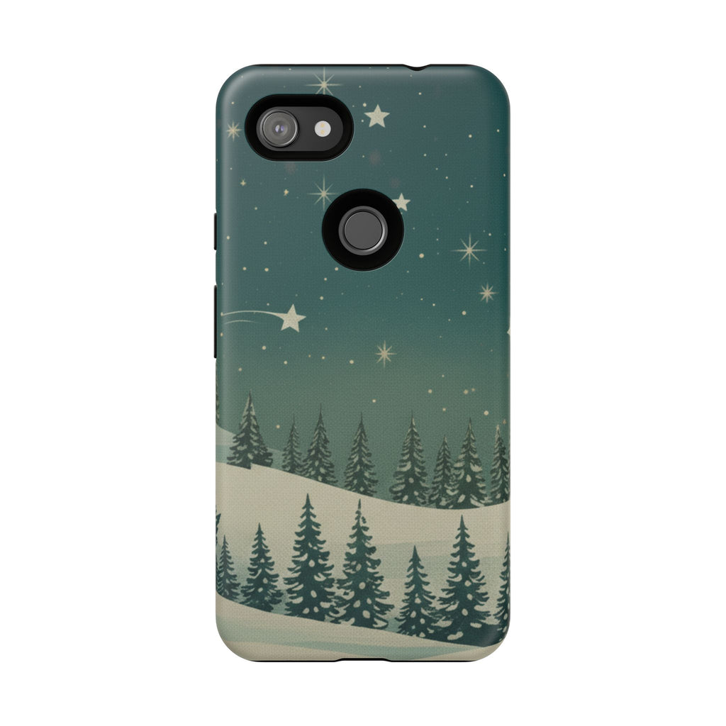 Winter Night Samsung Galaxy/Google Pixel Phone Case - Christmas Holiday Collection