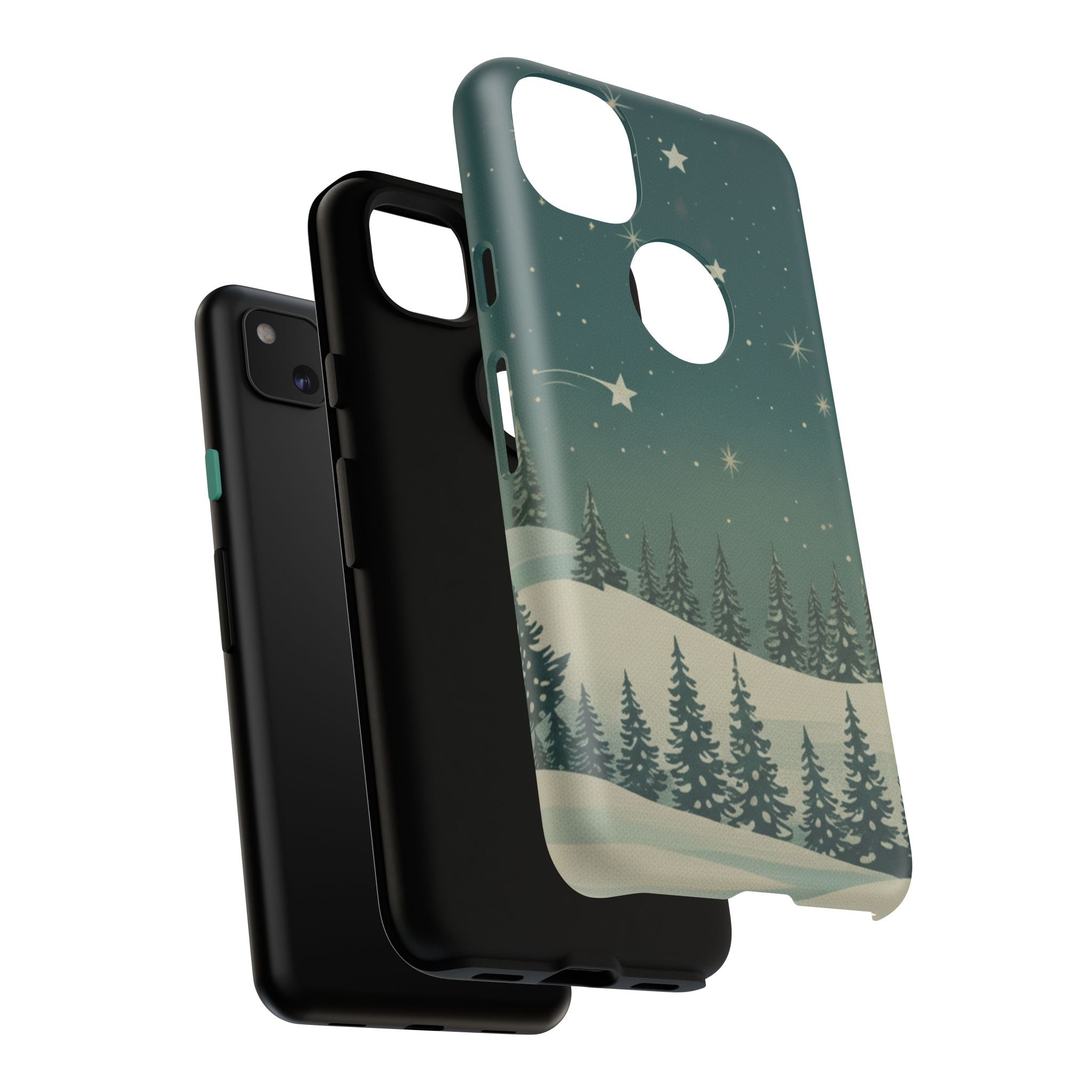 Winter Night Samsung Galaxy/Google Pixel Phone Case - Christmas Holiday Collection