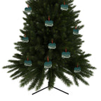 Snowy Pine Forest Aluminum Ornament - Christmas Holiday Collection