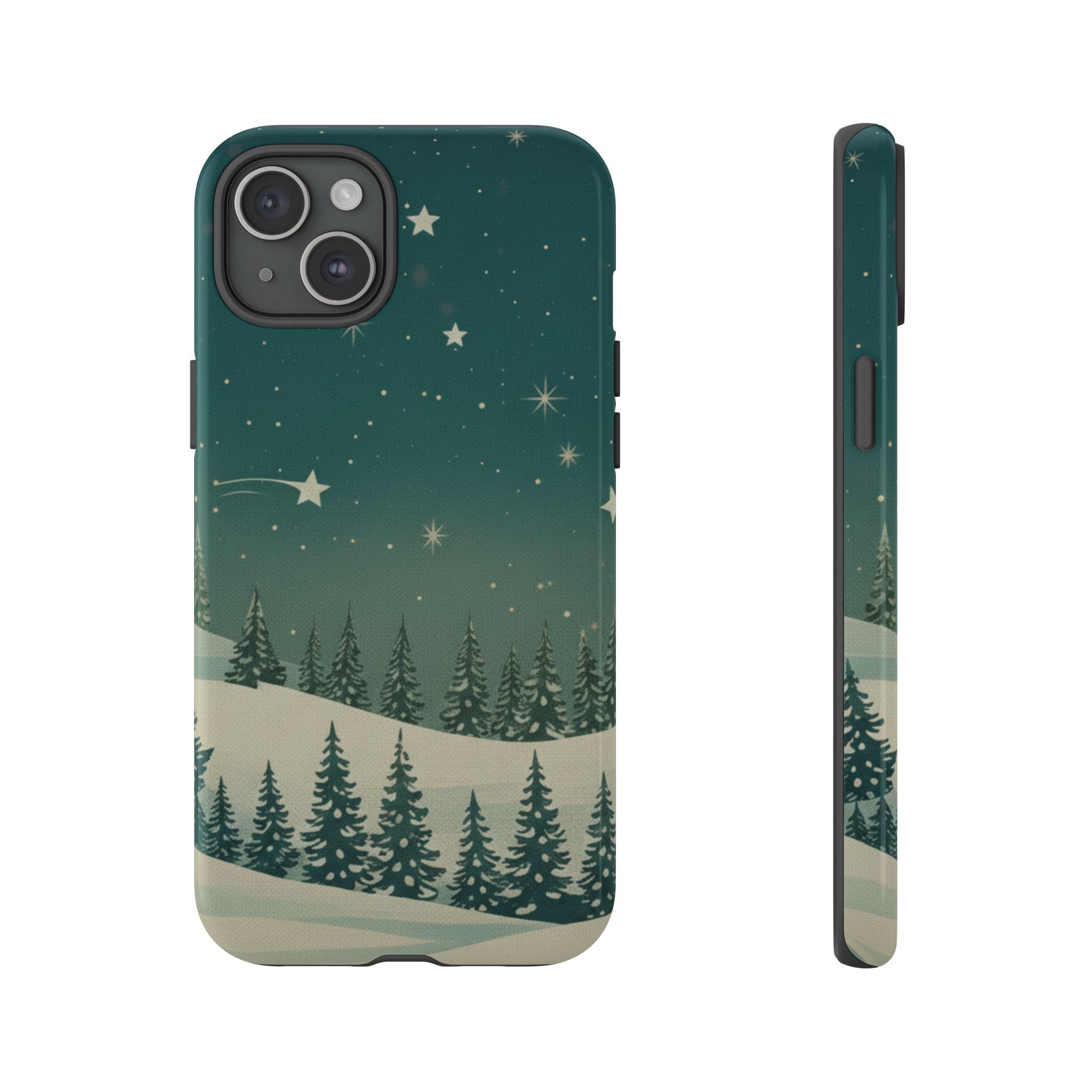 Winter Night Sky iPhone Case - Christmas Holiday Collection