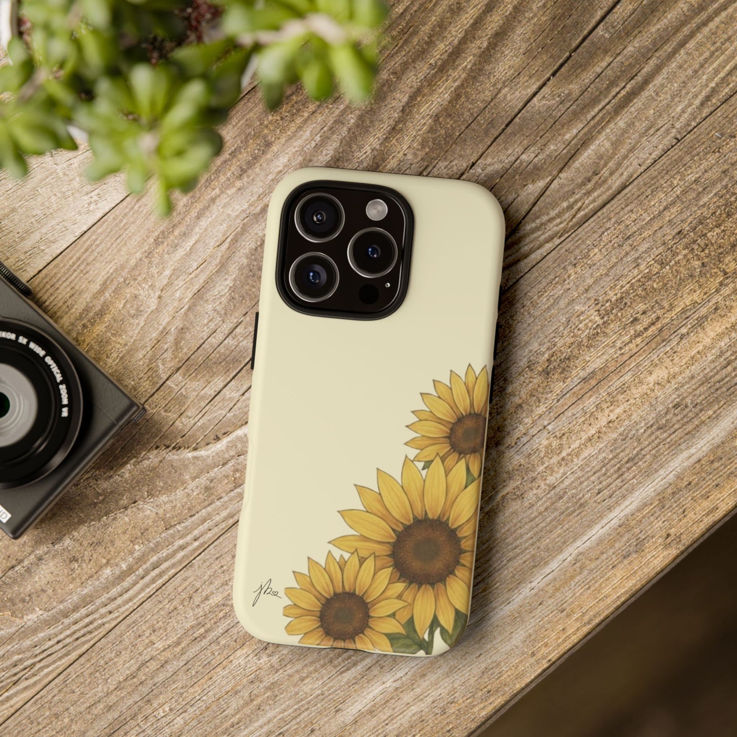 iPhone 8 - 12, 16 - 17 Tough Case - Sunflower Signature Collection by Juli