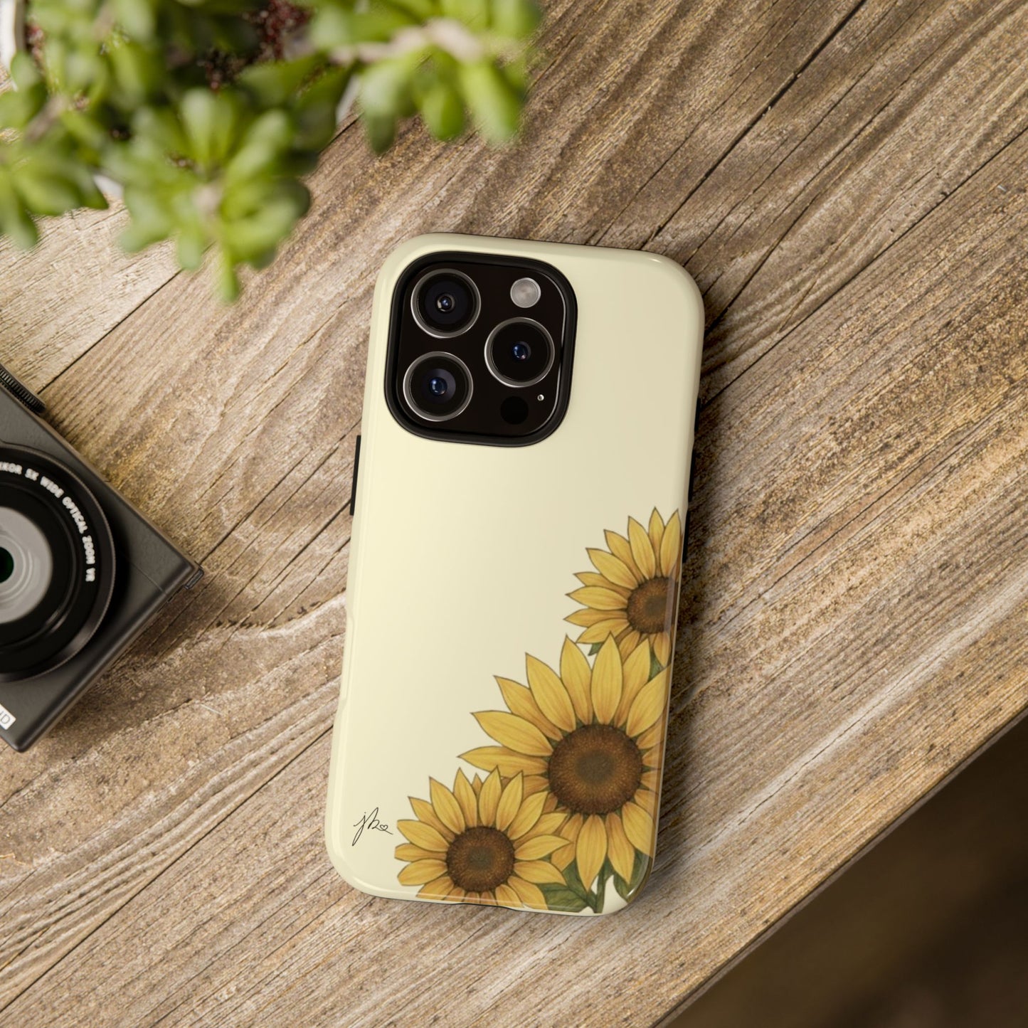 iPhone 8 - 12, 16 - 17 Tough Case - Sunflower Signature Collection by Juli